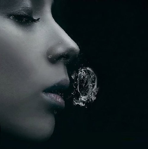 水下的波纹
