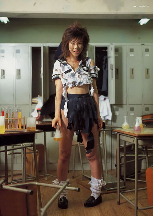 美女上完化学课后就成这德行了