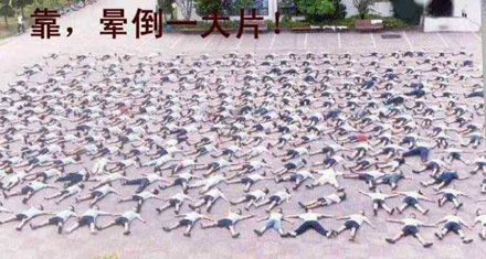 靠，晕倒一大片！