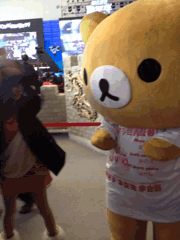 美女与卡通互动3