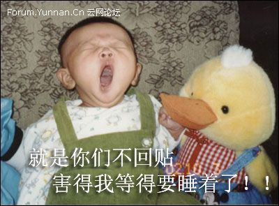 不回帖 我都困了