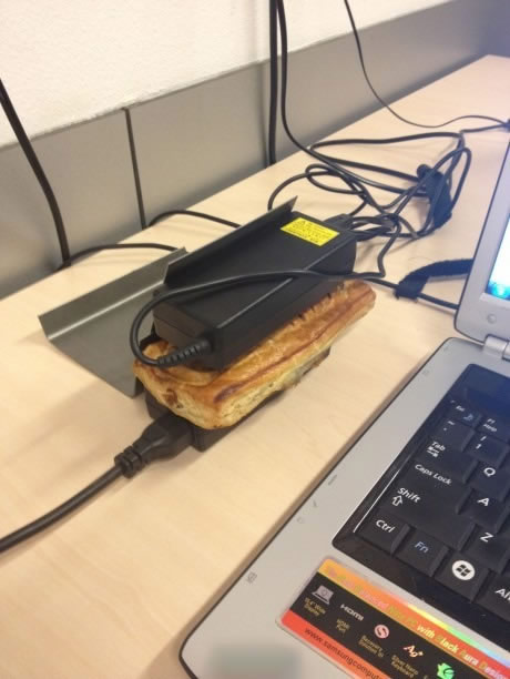 现代白领绿色热面包机