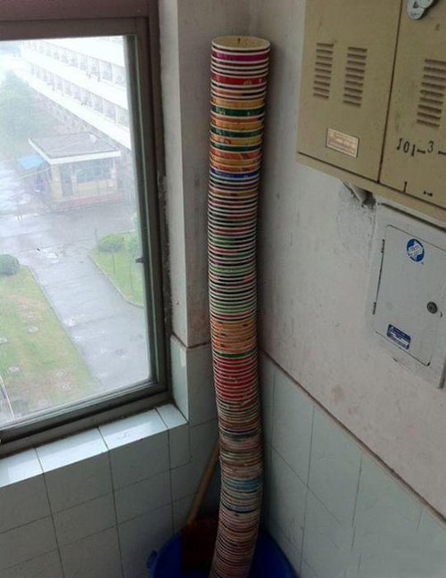 牛人一年吃了这么多泡面