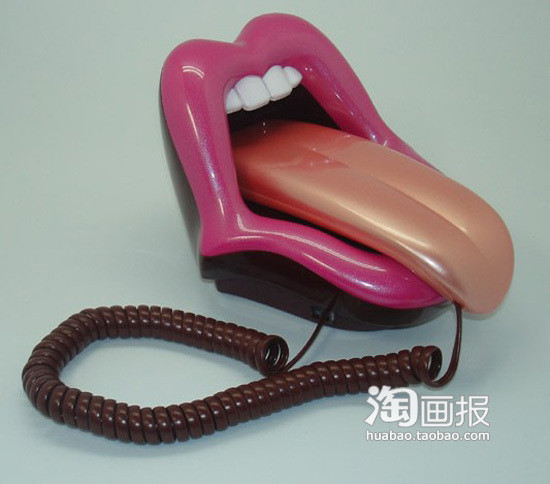 可爱大嘴巴造型电话机