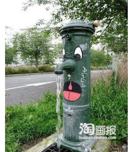 节约用水 哪怕是鼻涕