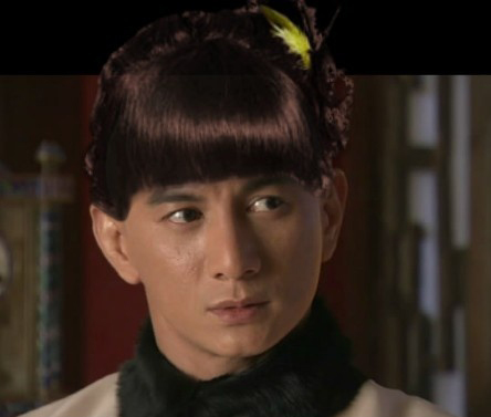 给四爷设计了个平刘海，挺好看。