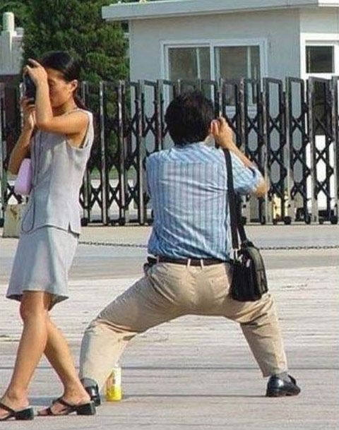 专业摄影师拍照