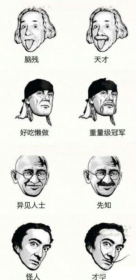 留胡子与不留胡子的区别