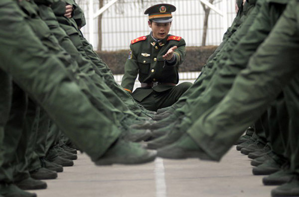 这就是中国军人的风采！