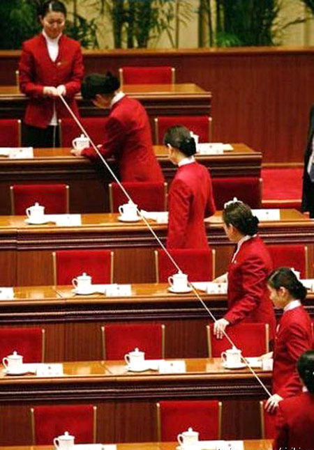 据说人民大会堂是这样要求标准。