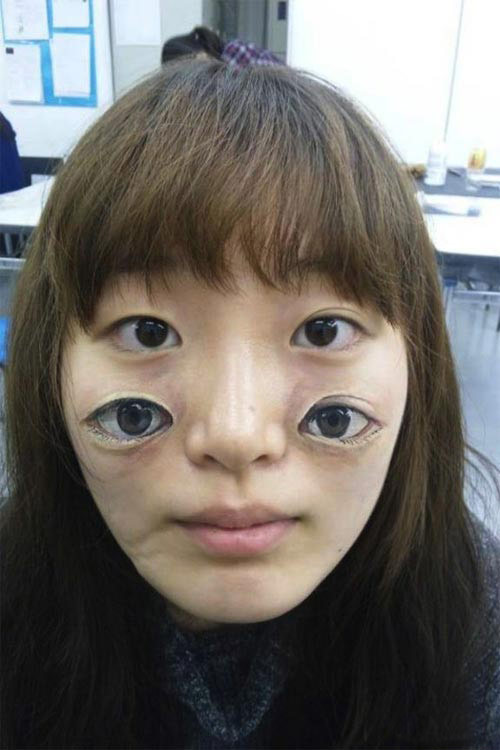 3D人体彩绘图片，尼玛太逼真了