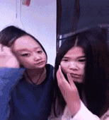 哈哈镜，第三个妹纸才是亮点~~