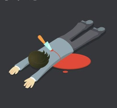 哇，死的好惨。