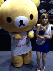 美女与卡通互动2