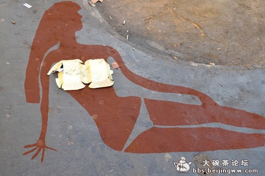 摄影与绘画完美结合的另类涂鸦