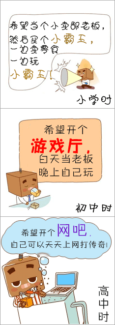 不同年龄的不同梦想